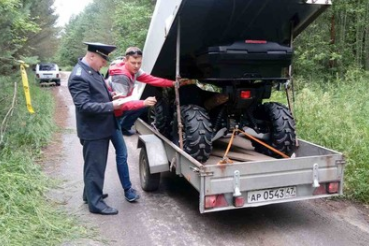 Проведение операции “Квадроцикл” в Кировском и Тосненском районе Ленинградской области